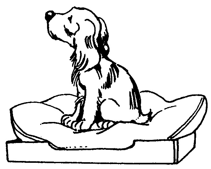 Doggie Bed | Free Images at Clker.com - vector clip art online ...