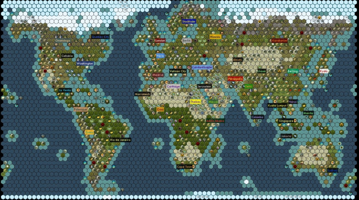 Civilization V Earth Map Standard (80x52) World Map TSL | CivFanatics Forums