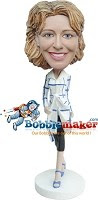 Office Gal Custom Bobble Head Doll 7