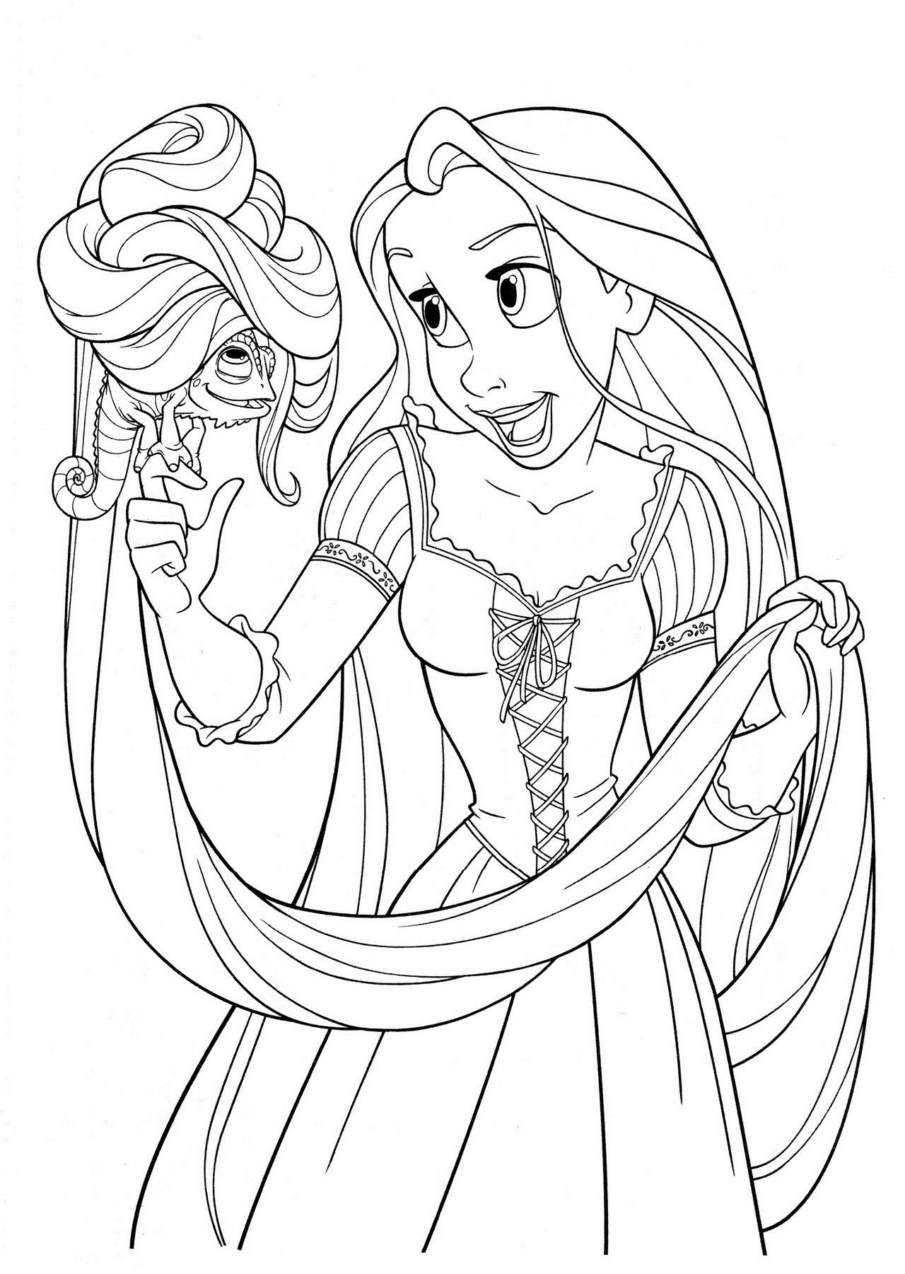 Free Printable Tangled Coloring Pages For Kids Free Printable Tangled Coloring Pages For Kids