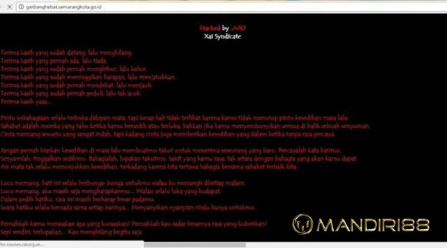  Pesan Cinta nan Galau di Situs Resmi Pemkot Semarang