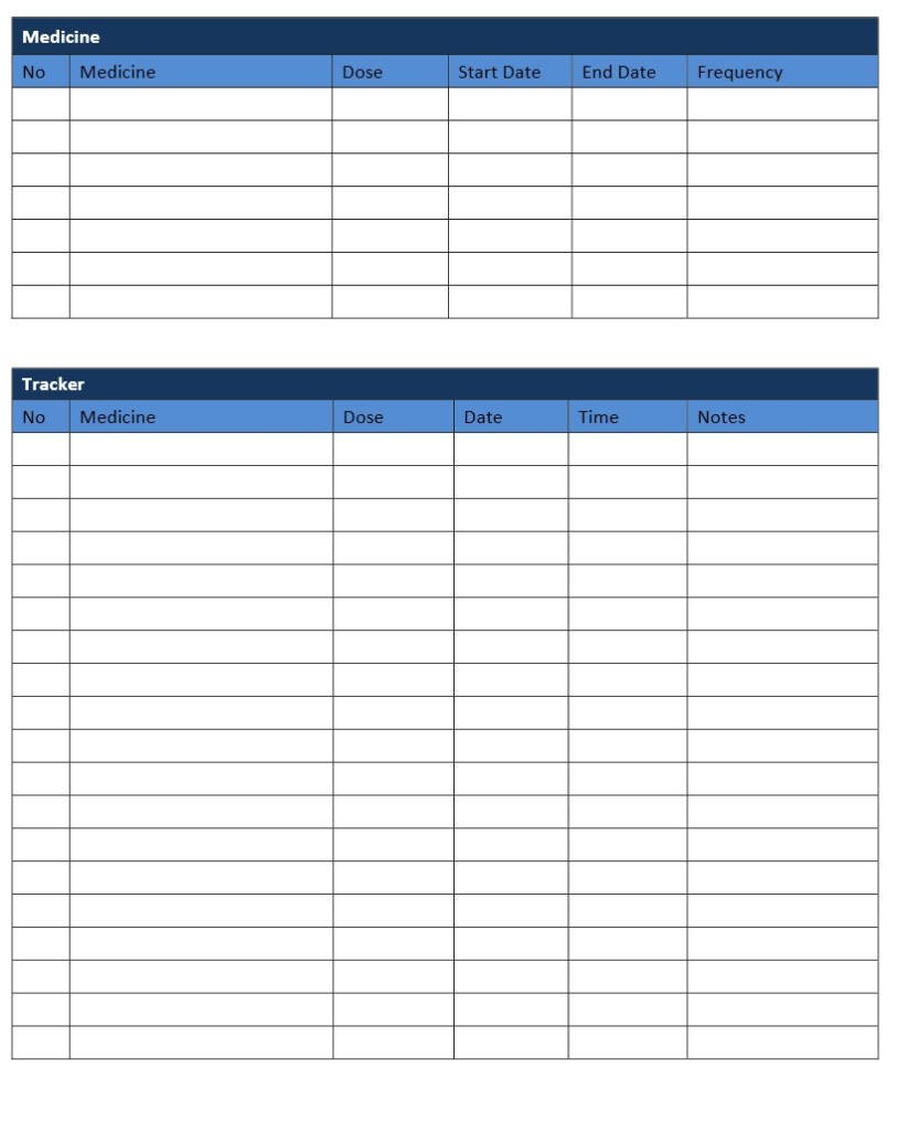 Medication Tracker 813x1024