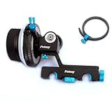 EzFoto DSLR Follow focus FF for 15mm rod, supports all DSLRS, with Quick Release Clamp