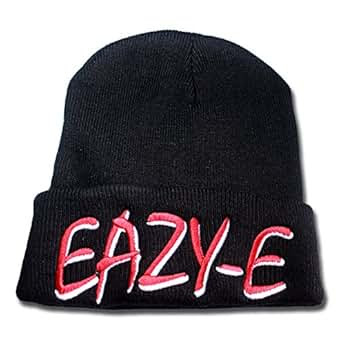 Amazon.com: Eazy-E Logo Beanie Fashion Unisex Embroidery Beanies ...