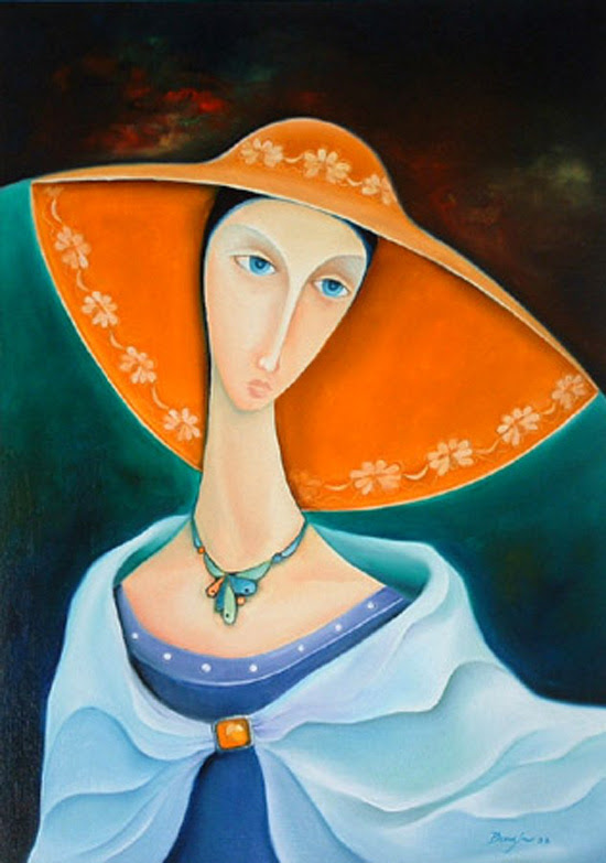 Brightness and vivid colors in paintings by Orestes Bouzon