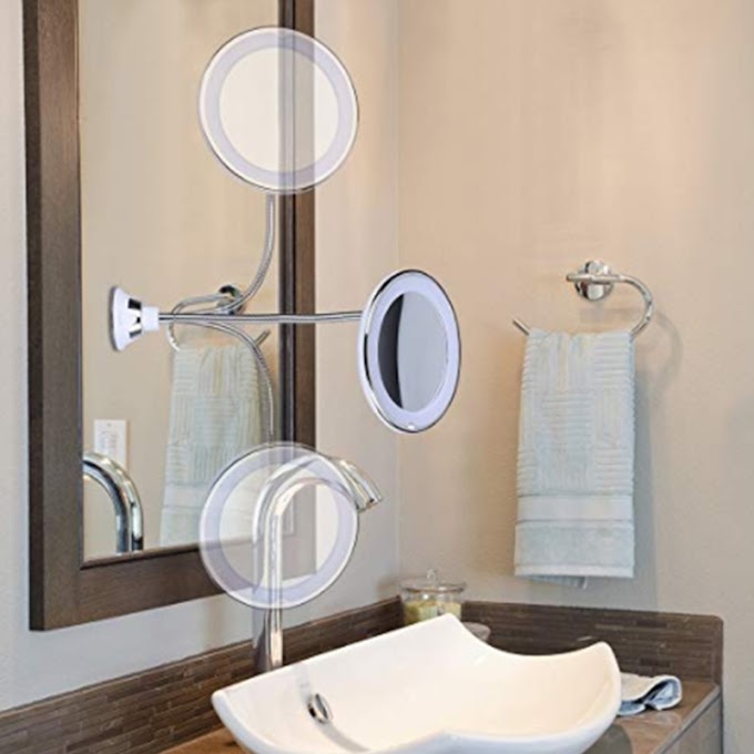 Magnifying Mirror For Bathroom / Aliexpress.com : Buy 360 Swivel 10x Magnifying Bright LED ... : How do magniyfing mirrors work?