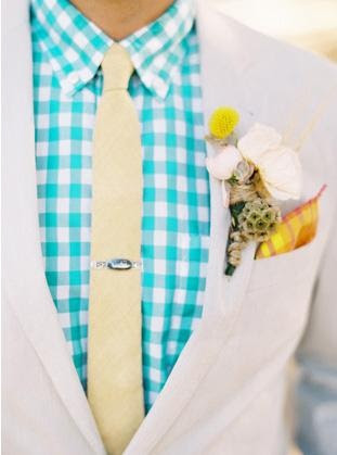 For the Boys - Turquoise Yellow turquoise checkered shirt rustic bout billy ball handkerchief yellow tie gingham