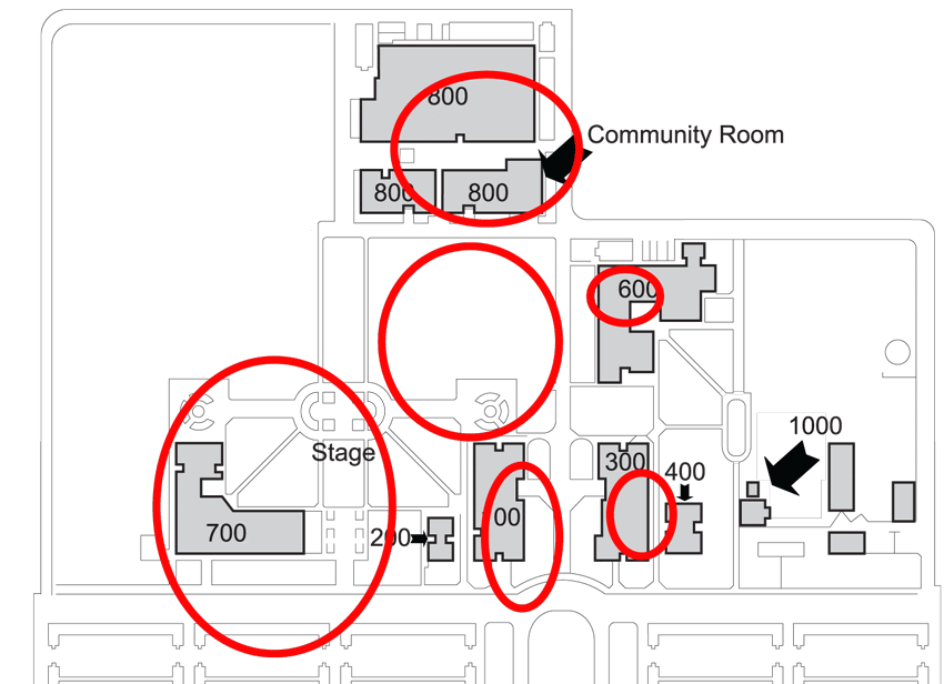 Yuba College Campus Map Map of Campus and Buildings   Woodland Community College