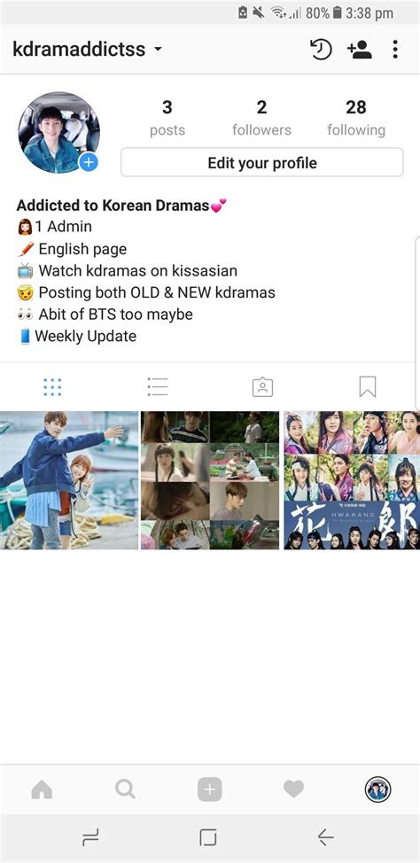 follow  account     posting