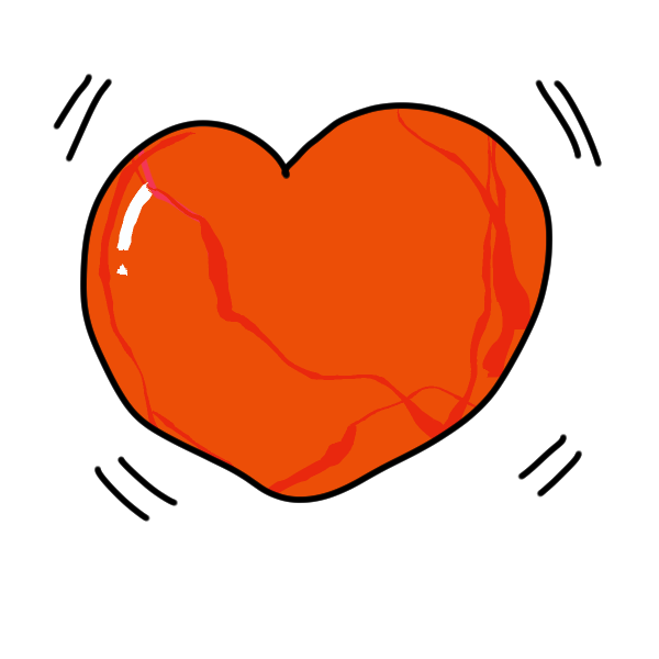 心臓のイラスト かわいいフリー素材が無料のイラストレイン