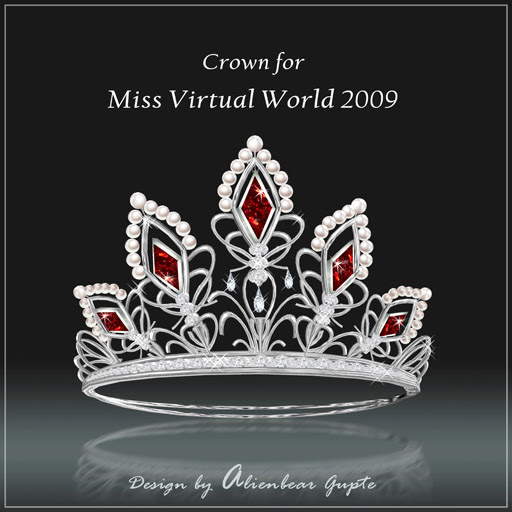 Miss Virtual World Crown front
