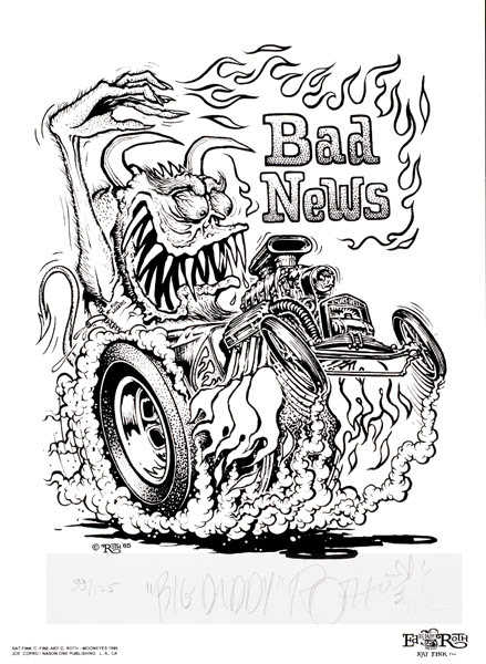 Rats, Rat fink and Colouring pages on Pinterest