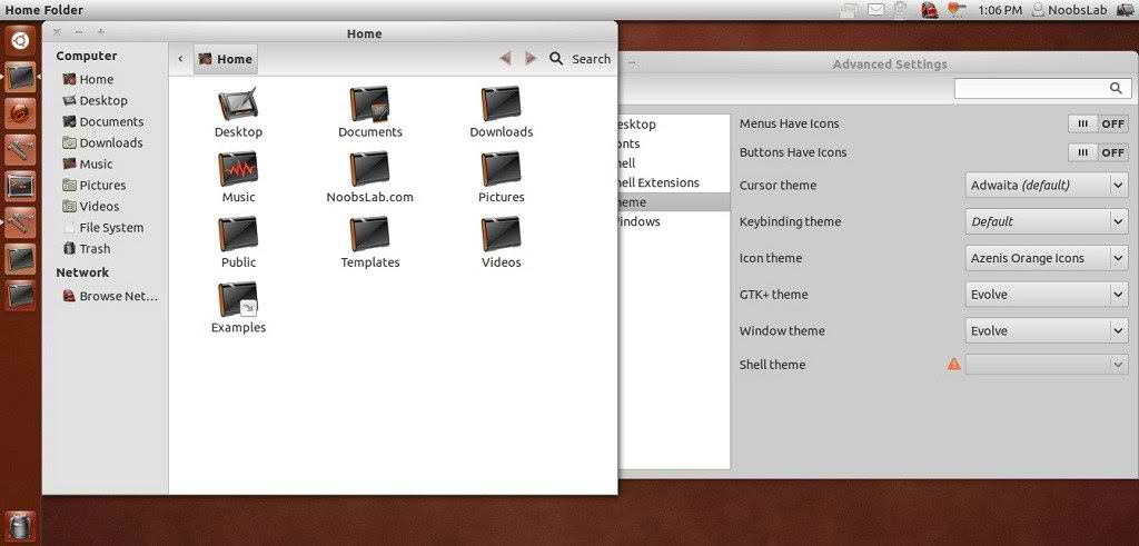ubuntu dark icons