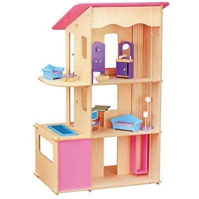 Jb Bois-maxi Maison De Poupée En Bois