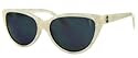 Tres Noir womens Ultra Lux Cat-Eye Sunglasses