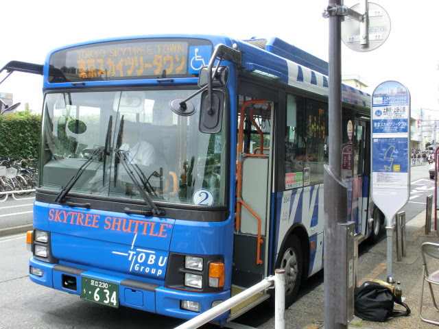 上野駅から東京スカイツリーへの直行バス シャトルバス 東京スカイツリー 直行バス シャトルバス 路線バス情報