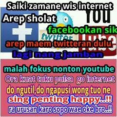Gambar kata  Lucu Bahasa  Jawa  Cocok untuk  Komentar Facebook  
