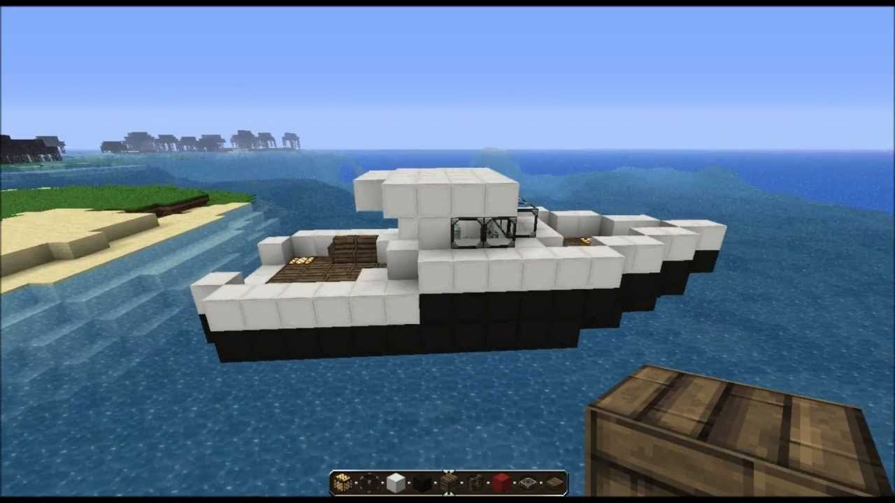Minecraft Tutorial - FishingBoat - YouTube
