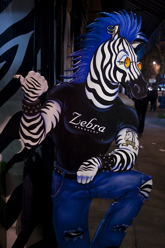 Where else would I have gotten my zebra tattoo