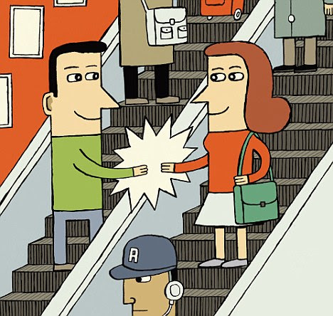 Shock tactic: People can often feel an instant rapport with others who have similar interests to them