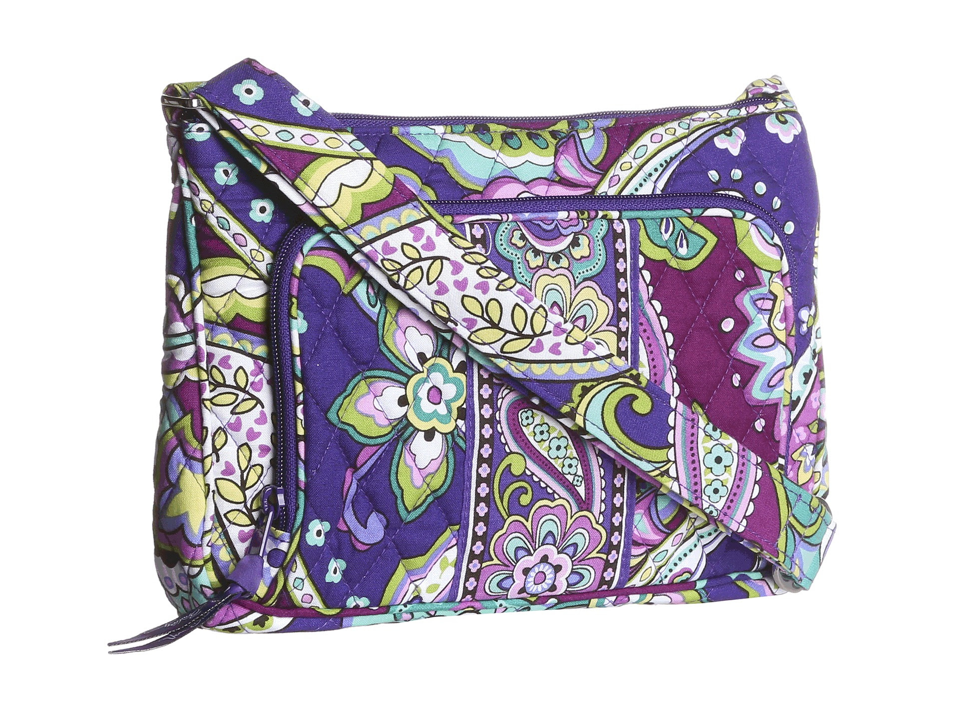 Vera Bradley Little Hipster Crossbody Tote Heather Bag Purse