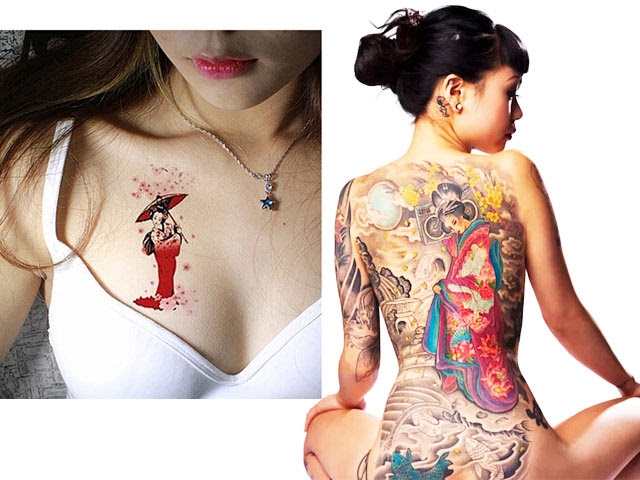 Gợi tình như hình xăm kỹ nữ ở nơi hiểm hóc trên cơ thể