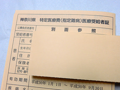 エクスカリバーよりもありがたい 特定医療費 指定難病 受給者証 Alt Design Blog