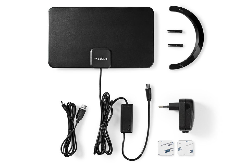 LTE700 indoor antenna for DVB-T/DAB/FM (active 28 dB)