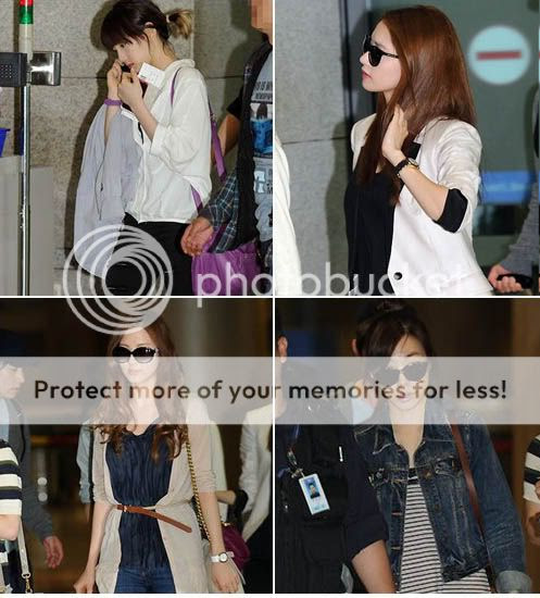 Thời trang sân bay của SNSD đã trở thành một chủ đề nóng