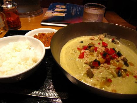 タイ風冷やしグリーンカレーうどん カレーうどん千吉 表参道店 カレー Curry カリー