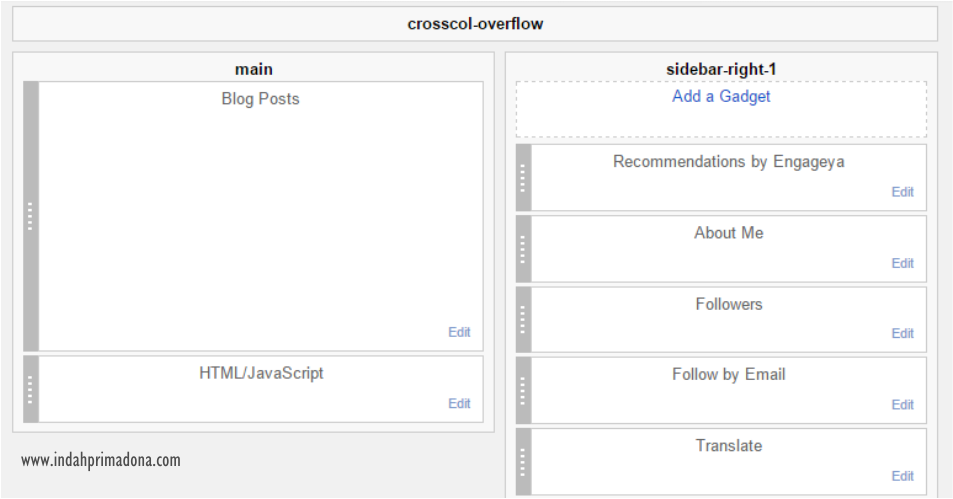 indahprimadona.com, cara membuat link artikel terkait, widget for blog, engageya