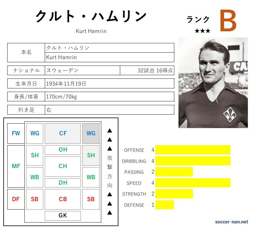 サッカーなんでもデータベース サカなん