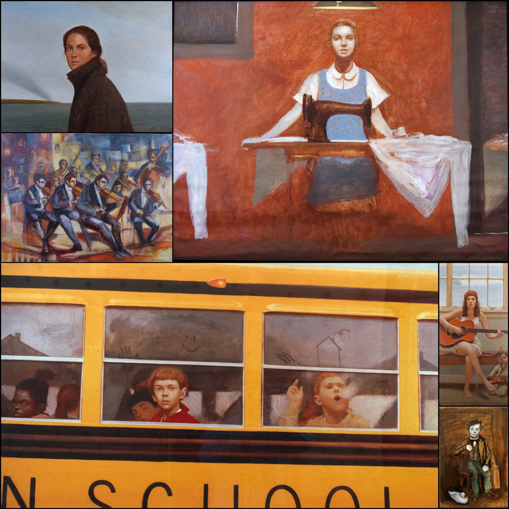 Bo Bartlett paintings by New York Photographer Michael Jurick