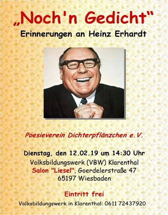 80 Geburtstag Gedichte Heinz Erhardt