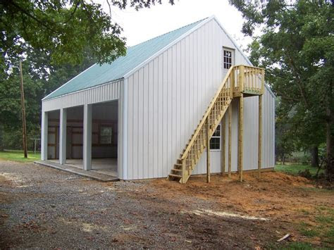 For others, it's just a door to a place filled with stuff that needs to be s. Steel Building with Loft | This is a 3 car 30x36 garage