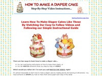 How To Make A Diaper Cake