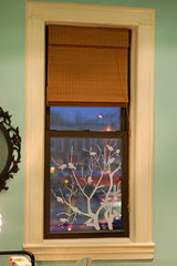 Hand Painted Window Treatment 