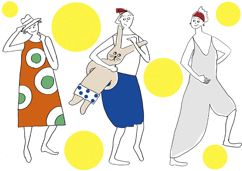 Hp内イラスト 14 7月トップ イラスト 寄る年波とおしゃれの波 ホホホの本田style