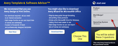 Create Microsoft Word Labels, Avery Download