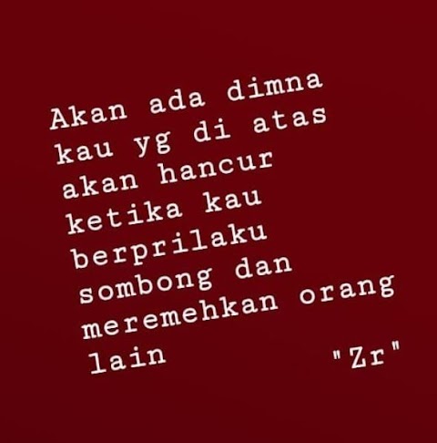 kata kata sindiran untuk teman yang sombong