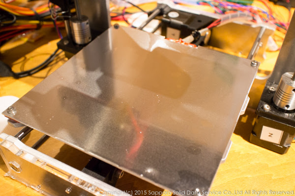 Atom3dプリンターカプトンテープの交換 株式会社札幌立体データサービス