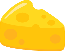 穴あきチーズの無料ベクターイラスト素材 Picaboo ピカブー 無料ベクターイラスト素材