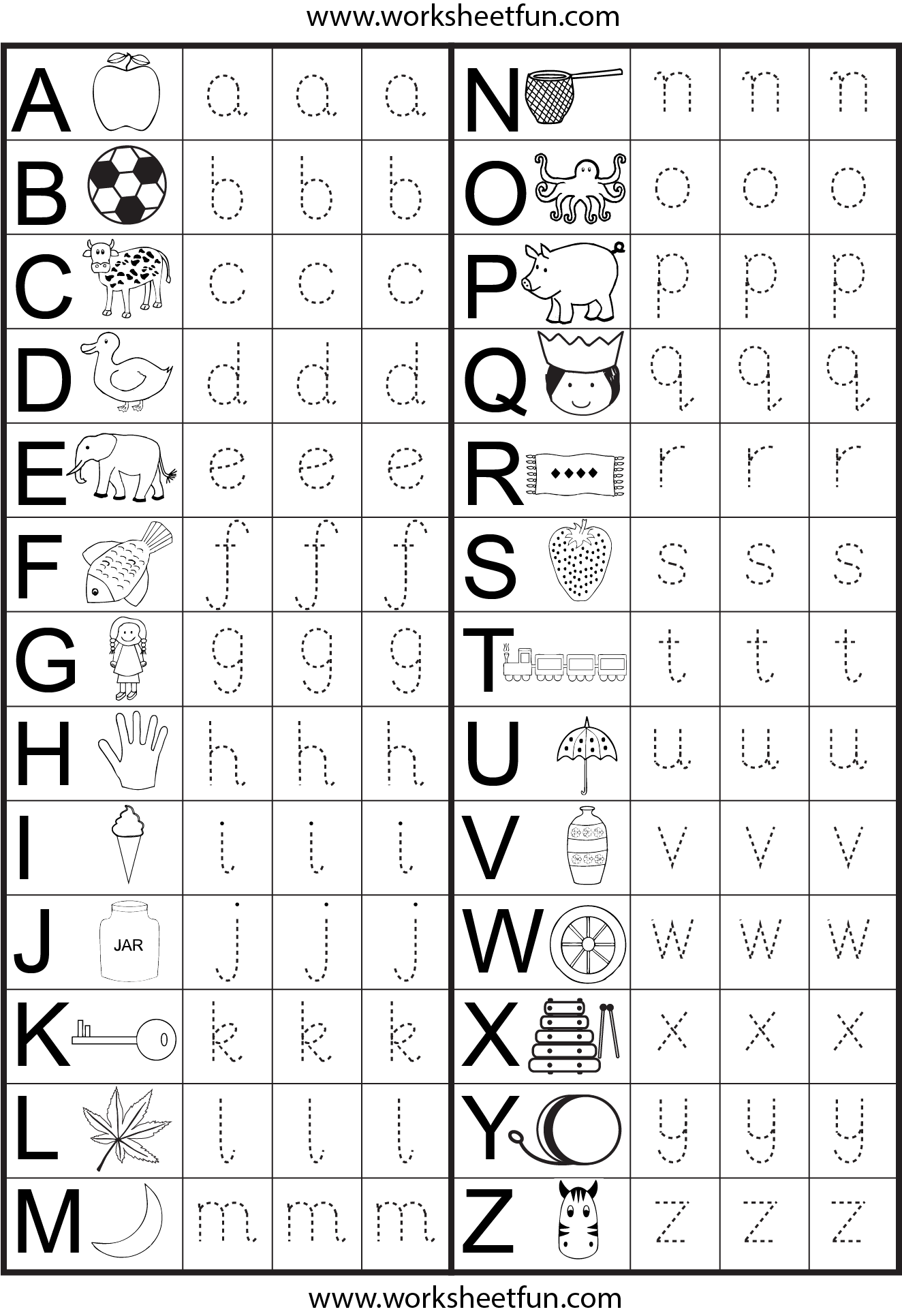 small letter tracing worksheet free printable worksheets worksheetfun
