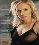 Kristen Bell blonde hair blue eyes
