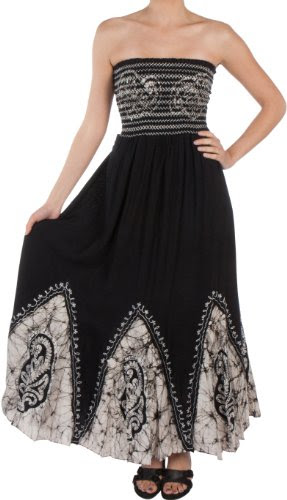 Sakkas 34 Embroidered Sleeveless Smocked