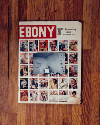 Leslie Hewitt. <i>Riffs on Real Time.</i>  2002–05.
Chromogenic color print, 30 x 24" (76.2 x 61 cm).
The Museum of Modern Art, New York.
Fund for the Twenty-First Century. <br />© 2009 Leslie Hewitt