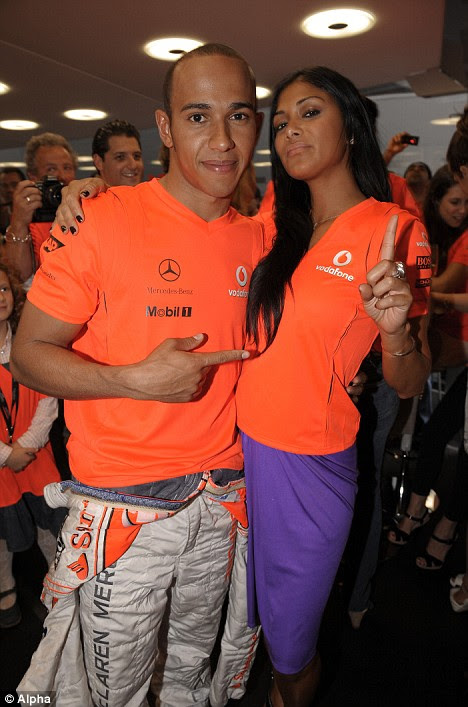 lewis hamilton and nicole re-creation
