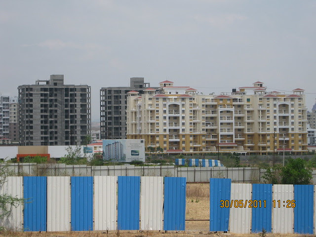 A few residential projects near Pancard Club, Baner Pune - view form the site of Reelicon Alpine Ridge, a township of 2 BHK 2.5 BHK 3 BHK Flats at Baner Pune