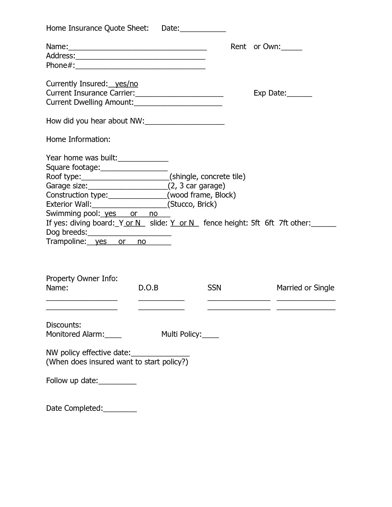 Sample Car Insurance Quotes. QuotesGram