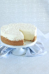 Quadruple Vanilla Bean Cheesecake